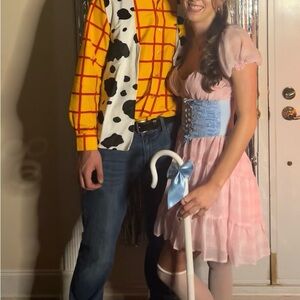 Pink and Blue Women's Dress